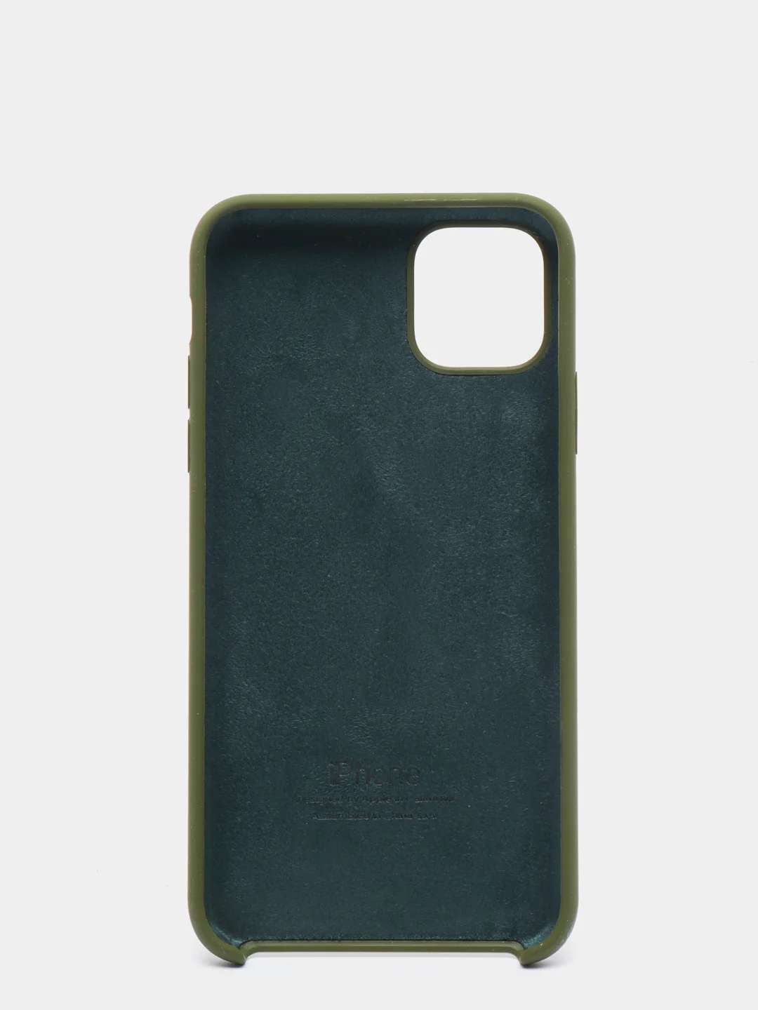 Оливковый чехол силиконовый для iPhone  Silicone 7/8/,7/8 Plus,X/ XS,XS Max,XR,11,11 Pro,11 Pro Max
