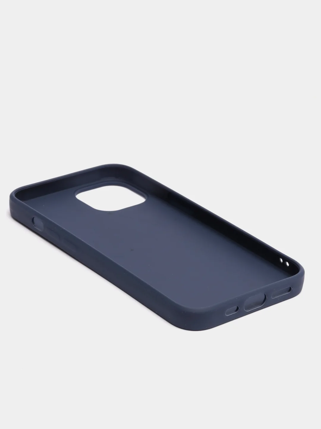 Темно-синий силиконовый чехол для iPhone 13, 13 mini, 13 Pro, 12 mini, 12/12 Pro, XR, 11, 11 Pro