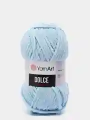 Небесно-голубой пряжа плюшевая YarnArt Dolce (ЯрнАрт Дольче)
