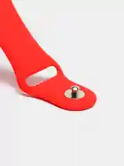 Красный силиконовый ремешок для Apple Watch 38, 40, 42, 44