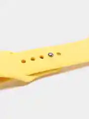 Желтый силиконовый ремешок для Apple Watch 38, 40, 42, 44