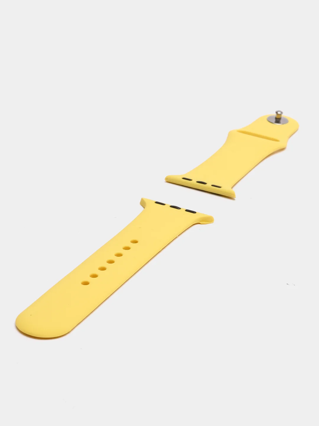 Желтый силиконовый ремешок для Apple Watch 38, 40, 42, 44
