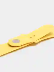 Желтый силиконовый ремешок для Apple Watch 38, 40, 42, 44