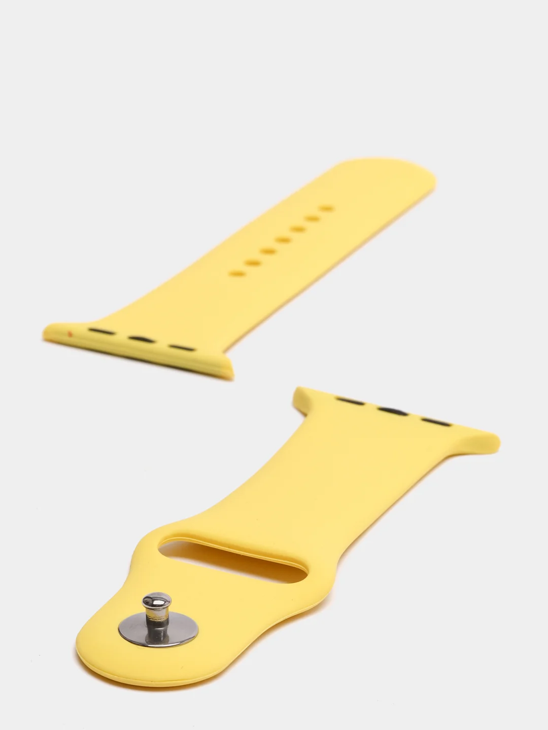 Желтый силиконовый ремешок для Apple Watch 38, 40, 42, 44