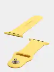 Желтый силиконовый ремешок для Apple Watch 38, 40, 42, 44