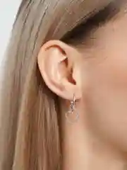 Серьги "Сердечки" ассиметричные, для пирсинга