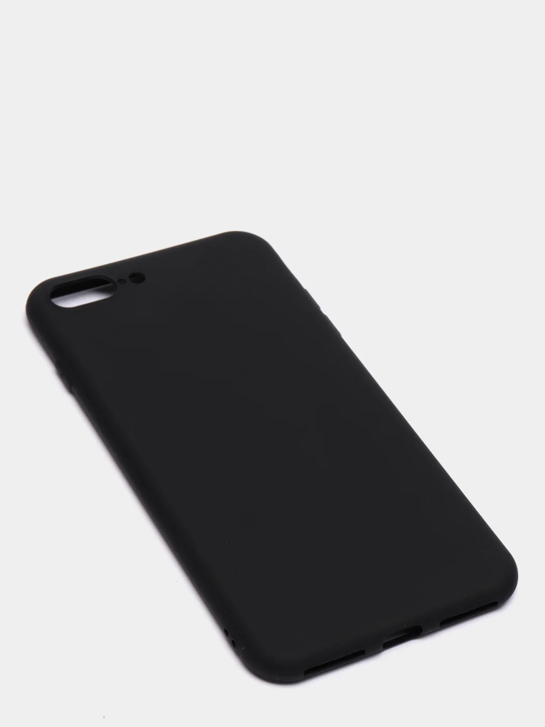 Черный силиконовый чехол IPhone