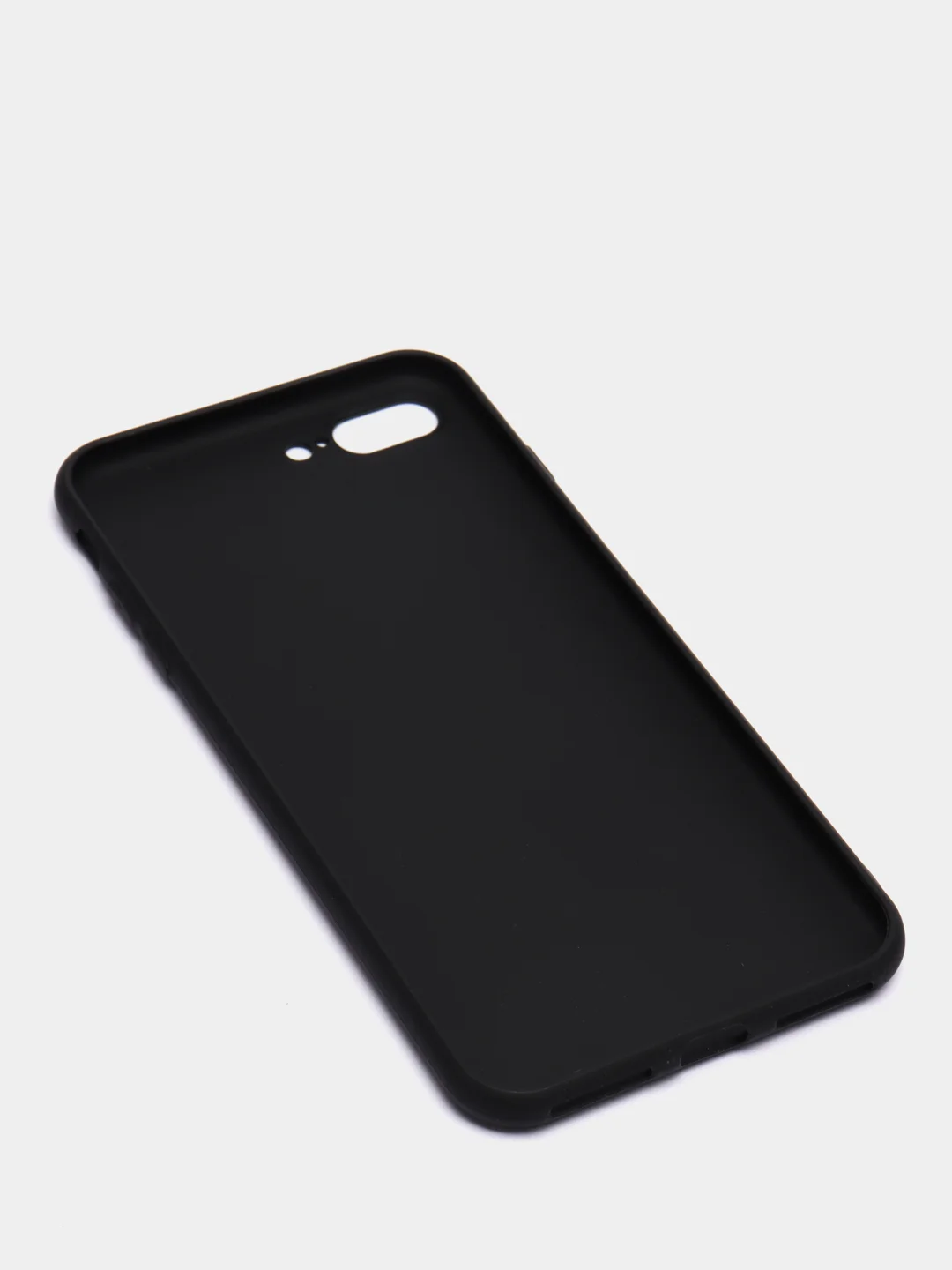 Черный силиконовый чехол IPhone