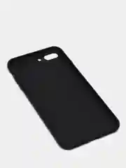 Черный силиконовый чехол IPhone