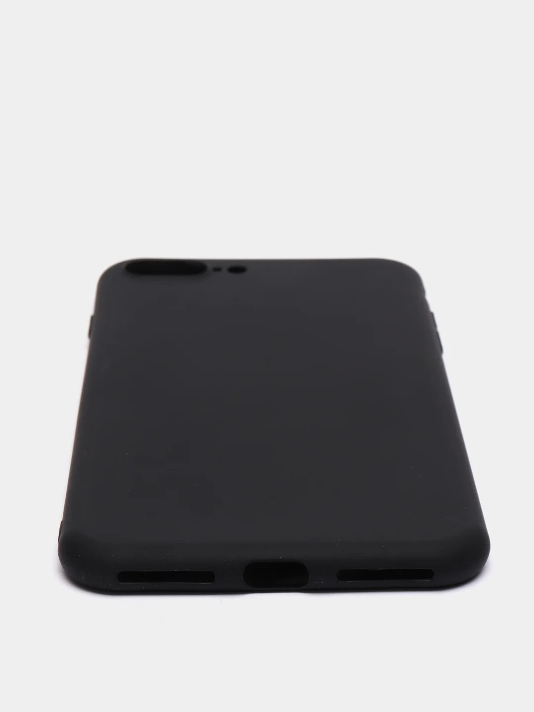 Черный силиконовый чехол IPhone
