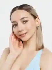Серебряный серьги "Замок Молния"