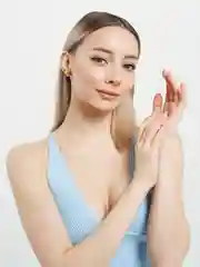 Серьги-пусеты деревянные "Аниме "Ванпанчмен OPPAI"