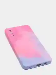 Пурпурный чехол Samsung Galaxy A02, Самсунг Галакси А02 силиконовый с мягким подкладом
