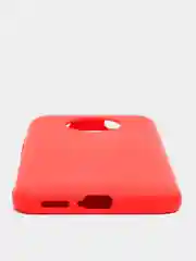 Красный чехол Xiaomi Redmi K30 Pro / Poco F2 Pro с закрытым низом и бархатом внутри Silicone Cover