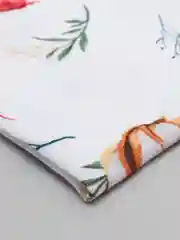 Белый пелёнка муслиновая детская, 130х100 см, 100%хлопок + 2 платочка (салфетки)