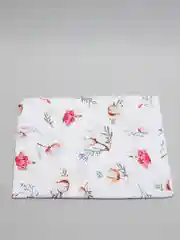 Белый пелёнка муслиновая детская, 130х100 см, 100%хлопок + 2 платочка (салфетки)