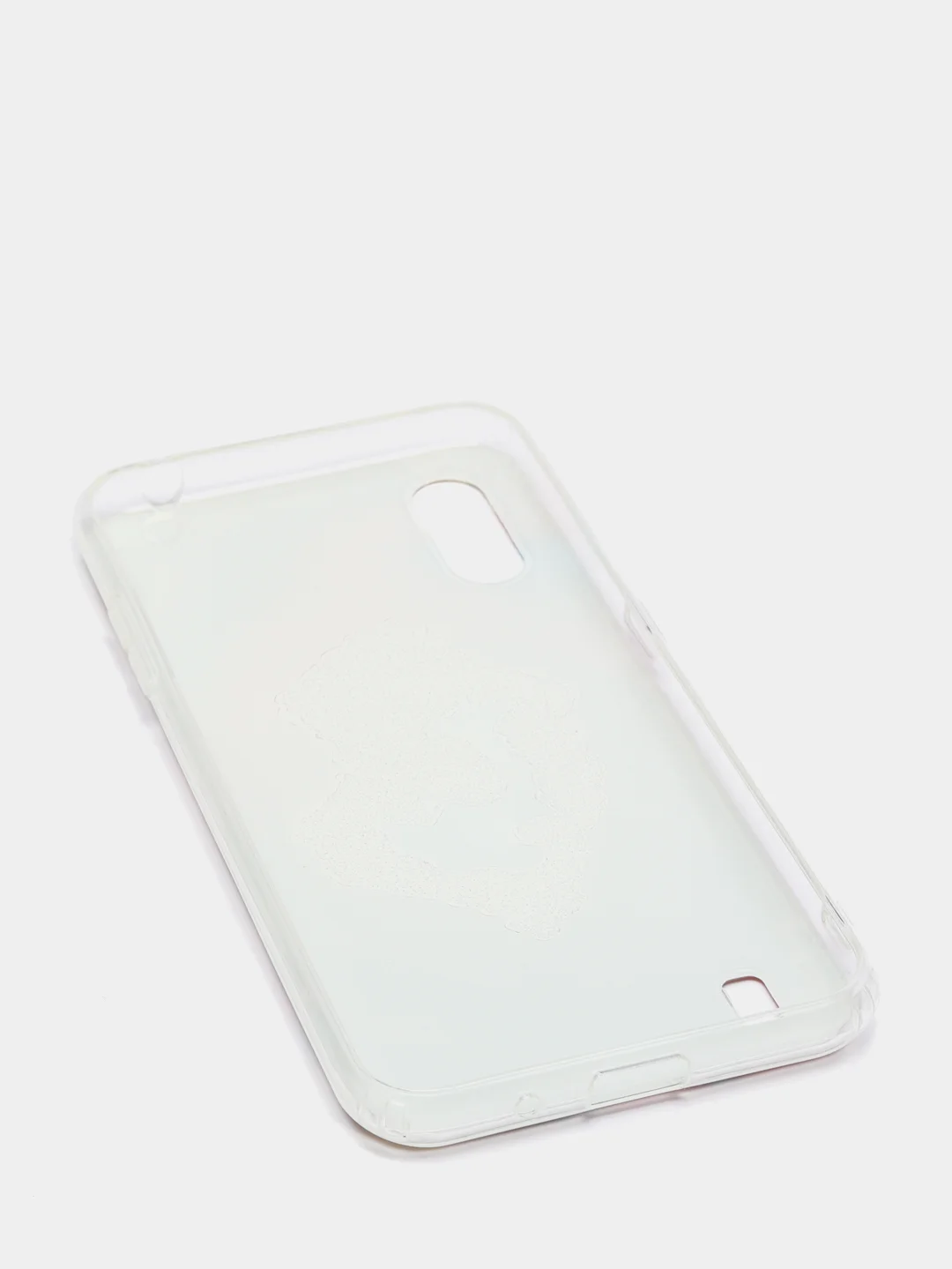 Красный чехол Samsung Galaxy A01 / M01, Галакси А01 / М01, силиконовый, с мраморным рисунком