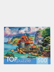 Пазлы 500 элементов "Прибрежный домик"