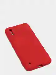 Красный чехол Samsung Galaxy A01 / M01, Галакси А01 / М01 чехол силиконовый рифленый