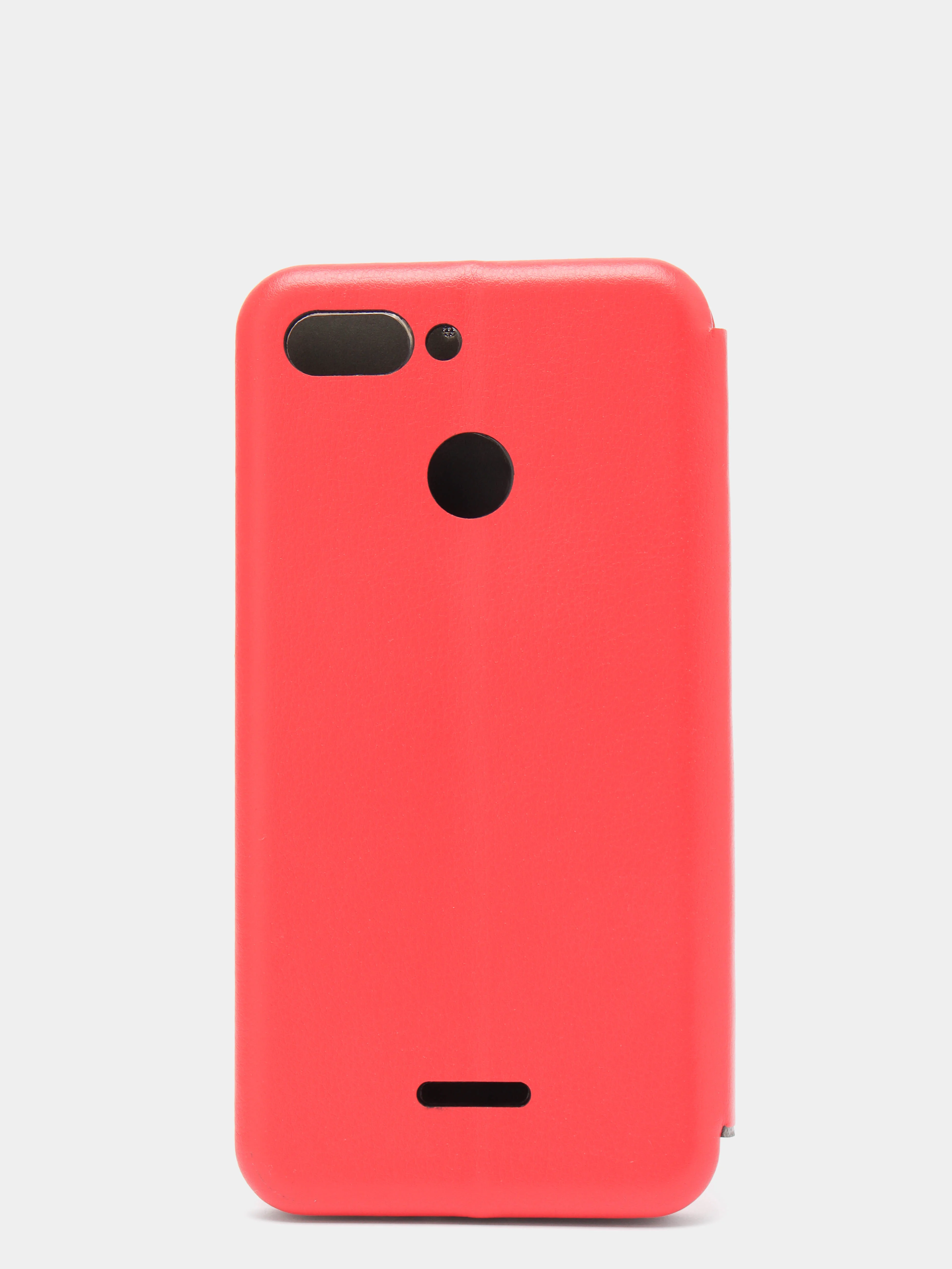 Красный чехол-книжка на Xiaomi Redmi 6