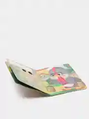 Вишнёвый книга детская картонная с глазками