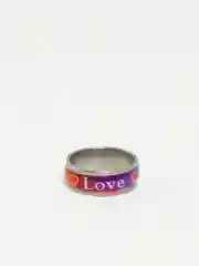 Лайм кольцо с надписью "Love"