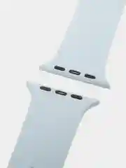 Лавандовый силиконовый ремешок для Apple Watch 38, 40, 42, 44