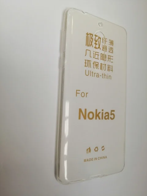Силиконовый, прозрачный, ультратонкий Nokia 2, 3, 5, 6, 9