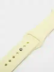 Светло-жёлтый силиконовый ремешок для Apple Watch 38, 40, 42, 44