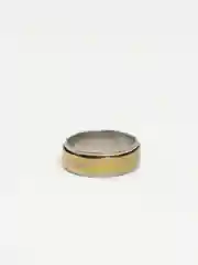 Оливковый кольцо с крутящейся вставкой