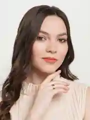 Оливковый кольцо с крутящейся вставкой