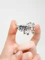 Лазурный брошь со стразами ассорти