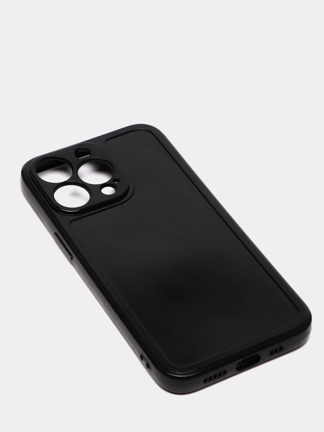 Черный чехол для iPhone 7 8 Plus XR X XS 11 12 13 Pro Max mini с защитой камеры айфон про макс