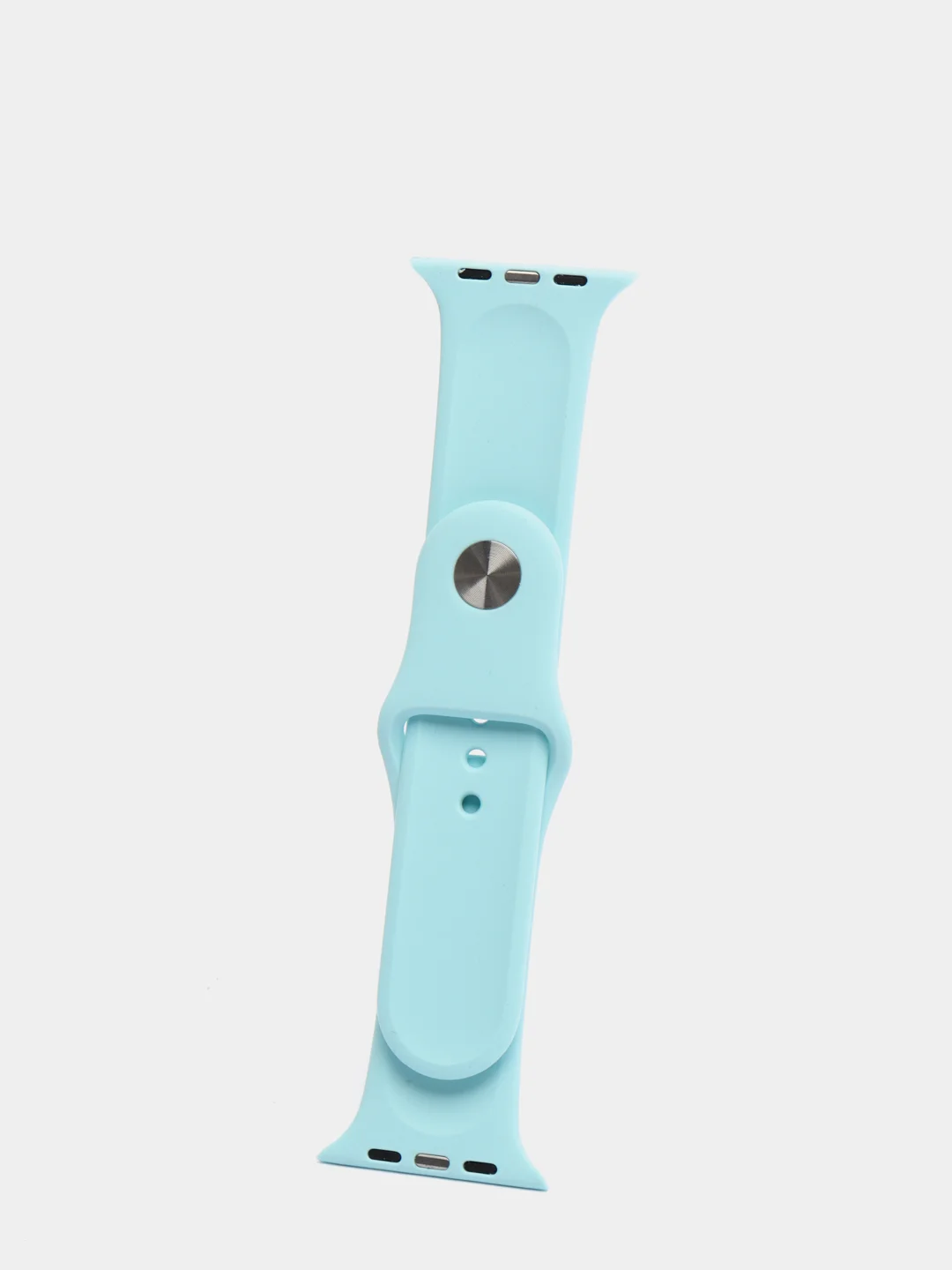 Голубой силиконовый ремешок для Apple Watch 38, 40, 42, 44