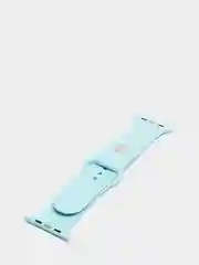 Голубой силиконовый ремешок для Apple Watch 38, 40, 42, 44