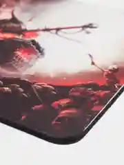 Багровый коврик для мыши "World of tanks" "Batman"