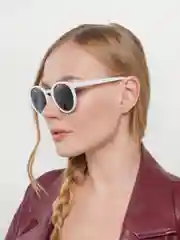 Белый солнцезащитные очки