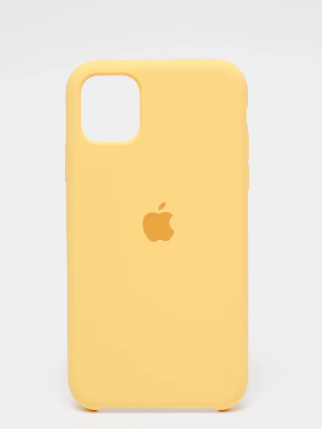 Желтый чехол силиконовый для iPhone  Silicone 7/8/,7/8 Plus,X/ XS,XS Max,XR,11,11 Pro,11 Pro Max