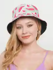 Бордовый панама двусторонняя