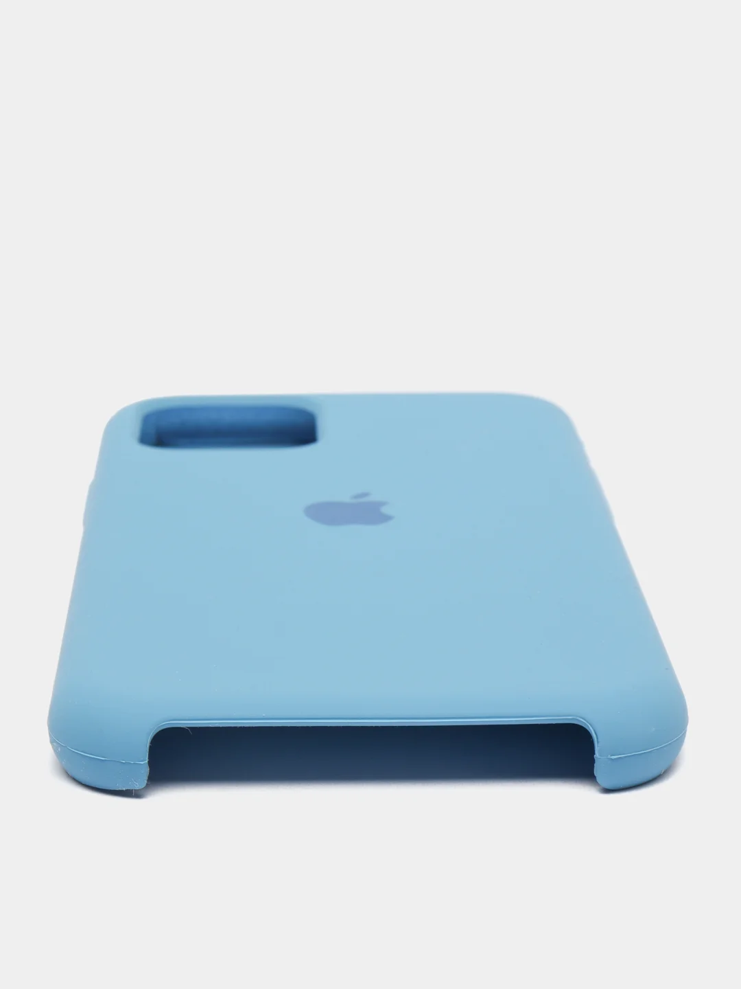 Голубой чехол силиконовый для iPhone  Silicone 7/8/,7/8 Plus,X/ XS,XS Max,XR,11,11 Pro,11 Pro Max