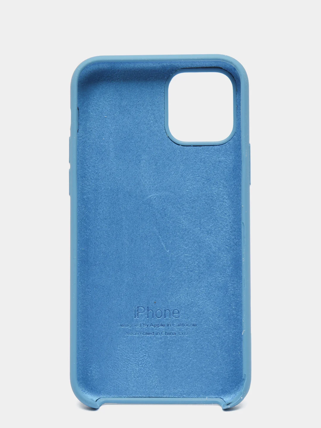 Голубой чехол силиконовый для iPhone  Silicone 7/8/,7/8 Plus,X/ XS,XS Max,XR,11,11 Pro,11 Pro Max