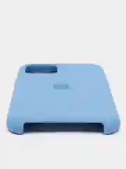 Синий меланж чехол силиконовый для iPhone  Silicone 7/8/,7/8 Plus,X/ XS,XS Max,XR,11,11 Pro,11 Pro Max