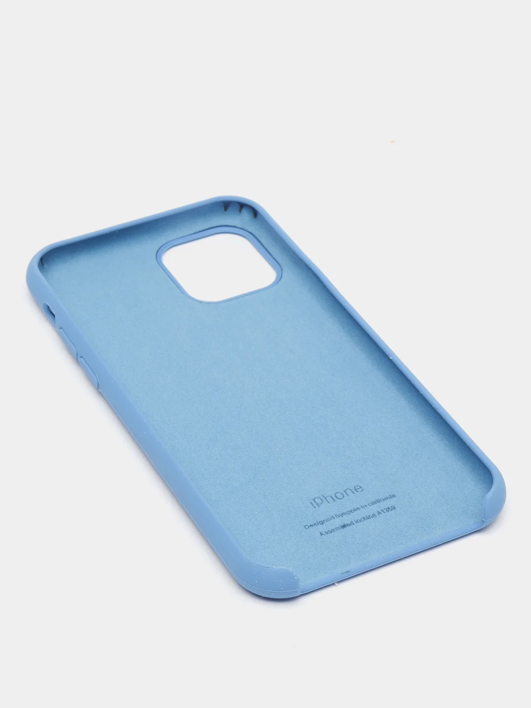 Синий меланж чехол силиконовый для iPhone  Silicone 7/8/,7/8 Plus,X/ XS,XS Max,XR,11,11 Pro,11 Pro Max