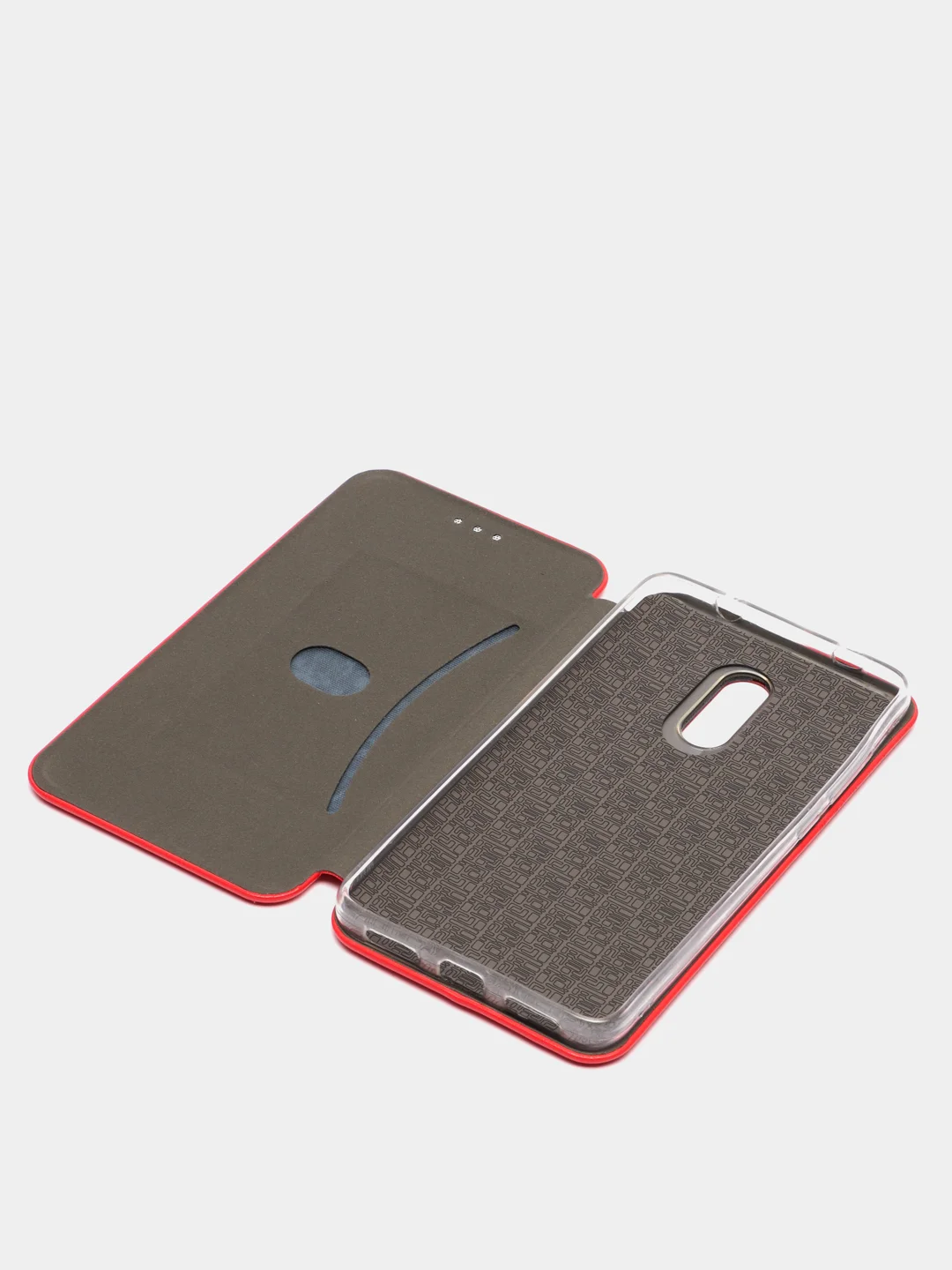 Красный чехол книжка на Xiaomi Redmi Note 4x