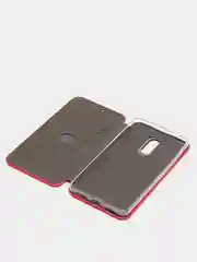 Красный чехол книжка на Xiaomi Redmi Note 4x