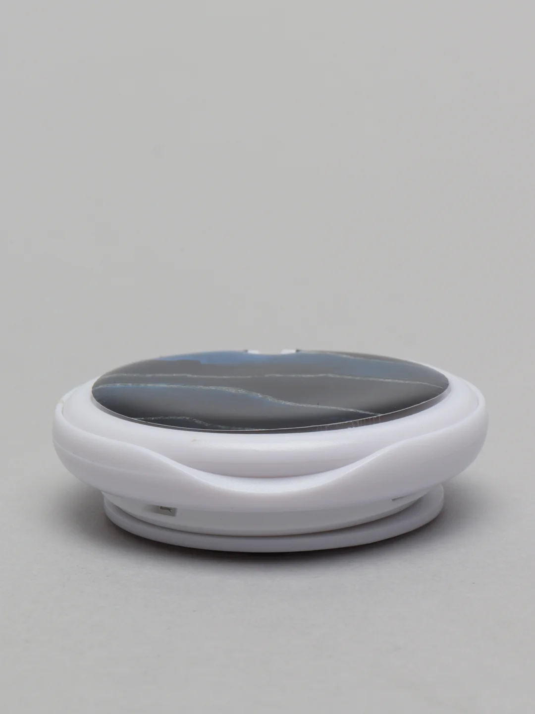 Синий попсокет Popsocket Зеркало-держатель для телефона и наушников. Яркие краски, золото, волны