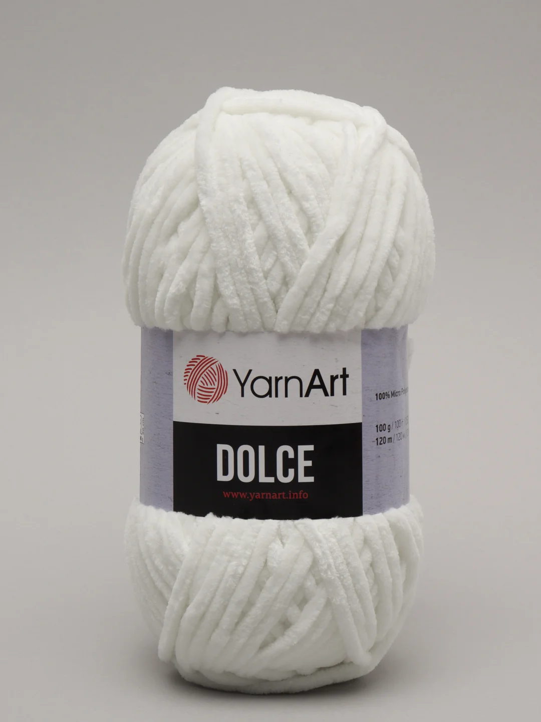Молочный пряжа плюшевая YarnArt Dolce (ЯрнАрт Дольче)