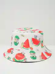 Кораллово-розовый панама двусторонняя