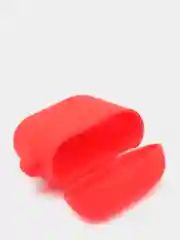 Красный силиконовый чехол для наушников, красный, AirPods 2, с карабином, подходит на 1 версию