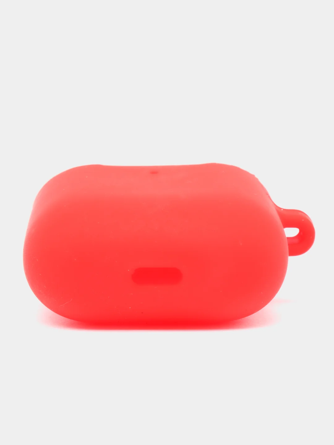 Красный силиконовый чехол для наушников, красный, AirPods 2, с карабином, подходит на 1 версию